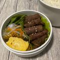 まくのうち's cooksnap of when they made 時間が経ってもお肉柔らか〜 焼き肉弁当.
