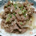 正和☆'s cooksnap of when they made 塩牛丼.