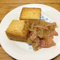 toyoane's cooksnap of when they made 厚揚げとベーコンのめんつゆ炒め.
