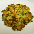 makichaki's cooksnap of when they made じゃがいもチヂミ.