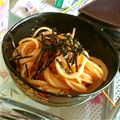 はりゅぴょん's cooksnap of when they made 半熟たらこパスタ、材料４つ♪.