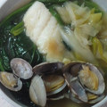 イヴみみチョコ's cooksnap of when they made たらとあさりの紹興酒蒸し.