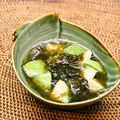 ちべターリー's cooksnap of when they made アボカド×もずく酢 副菜にも！.