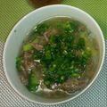 のんびりたいちくん's cooksnap of when they made ブロッコリーと挽肉あんのスープ.