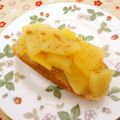 ローズレース's cooksnap of when they made なんちゃってアップルパイ！？トースト♪.