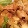 夜間夜間's cooksnap of when they made 胸肉と春キャベツの甘辛♡マヨ炒め.
