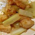 あいマル's cooksnap of when they made セロリが香る♪鶏から揚げの香味中華炒め.