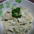 えいまる's cooksnap of when they made 簡単筍とアボカドの柚子胡椒マヨ和え.