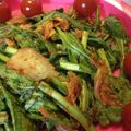 ゆーたんえーたんママ's cooksnap of when they made キムチ入り♪春菊と長ねぎのサラダ☆.