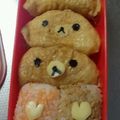 さやぴ。's cooksnap of when they made 運動会キャラ弁☆リラックマのおいなりさん.
