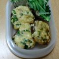 もにめん's cooksnap of when they made ヘルシーおかず☆しいたけの豆腐詰め☆.