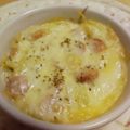 adzumino's cooksnap of when they made じゃがいもと長ねぎのグラタン.