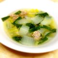 ミリラム's cooksnap of when they made 肉団子とニラ白菜の中華スープ.