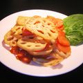ひさかた's cooksnap of when they made レンコンとにんじんのきんぴら.