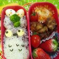 かめにゃんこ's cooksnap of when they made 簡単！トトロ☆キャラ弁☆.