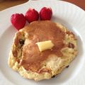 ninnininny's cooksnap of when they made 完熟バナナ救済！ふんわりバナナパンケーキ.