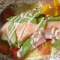 もこりーな's cooksnap of when they made ☆鮭と野菜のホイル焼き☆.