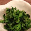 Mr. in USA's cooksnap of when they made 簡単　☆　菜の花のカラシ風味の和え物　☆.