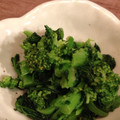 Mr. in USA's cooksnap of when they made 簡単　☆　菜の花のカラシ風味の和え物　☆.