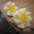 sun378's cooksnap of when they made 超簡単！お花ゆでたまご♪秘密兵器は爪楊枝.