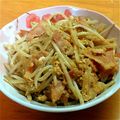 マピねこ's cooksnap of when they made 簡単★ベーコンもやしの玉子炒め.
