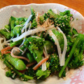 akubi1116's cooksnap of when they made 簡単　☆　菜の花のカラシ風味の和え物　☆.