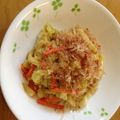 くーま♡'s cooksnap of when they made 簡単　材料４つ！！醤油バター焼きうどん.