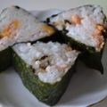 よっしゃん's cooksnap of when they made ♡鮭とチーズと塩昆布のおにぎり♡.