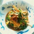 もちゃたろう's cooksnap of when they made エリンギとニラのゴマあえ.