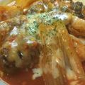 sonop's cooksnap of when they made お鍋一つ♪チキントマトソース煮こみ♪.