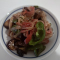 みもそ's cooksnap of when they made 魚肉ソーセージとピーマン椎茸炒め.