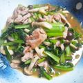 Kami雪's cooksnap of when they made 豚肉と小松菜の甘辛炒め.