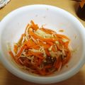 ユニタリ行列's cooksnap of when they made えのきのにんじんのパパット和え.