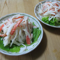 しのばぁたん's cooksnap of when they made 簡単で節約＾＾　大根と、かにかまのサラダ.