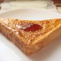 さゆりﾚｼﾋﾟ's cooksnap of when they made 超エコ？みたらし団子の残りタレトースト♡.