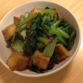 みいを's cooksnap of when they made 厚揚げと小松菜の炒め物.