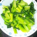 こおｋぱｄ７'s cooksnap of when they made 小松菜のコンソメガーリック炒め.