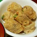 さやぴんmama's cooksnap of when they made 野菜とひき肉のくるくる油揚げ.