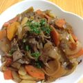 パフェうさこ☆'s cooksnap of when they made ラム肉と野菜の赤ワイン煮.