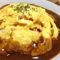 たらめん's cooksnap of when they made 簡単半熟オムライス*デミグラスソース.