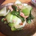 いくちゃん♪♪'s cooksnap of when they made 青梗菜とベーコンとシーチキンの炒め物.