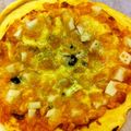 amiyuiママ's cooksnap of when they made 簡単！サクッともち明太チーズピザ.