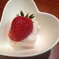 よなしこ's cooksnap of when they made 糖分抑えたイチゴの牛乳かん.