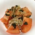 ままばなな1020's cooksnap of when they made トマトとじゃこのサラダ～大葉にんにく醤油.