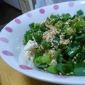Ｋazu's cooksnap of when they made 超☆簡単豆腐のゴマ・ねぎのっけ.