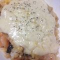 ♪えりぃ♪'s cooksnap of when they made カルボナーラご飯☆卵とホワイトソースで。.
