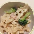 まきＡ's cooksnap of when they made デパ地下風ﾚﾝｺﾝとブロッコリーサラダ.