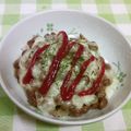 龍青空ママ's cooksnap of when they made 簡単☆チーズ納豆ごはん.