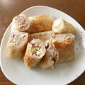 よちりん's cooksnap of when they made 簡単リメイク♪赤飯春巻き.