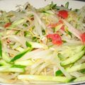 たまごはん's cooksnap of when they made もやしとキュウリの梅和え.
